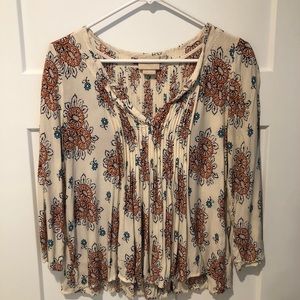 Anthropologie Vanessa Virginia Floral Mahdia Blouse